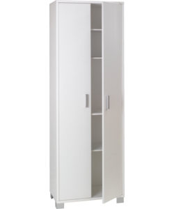 MOBILE 2 ANTE BIANCO FIAMMATO, 63X183X34 CM